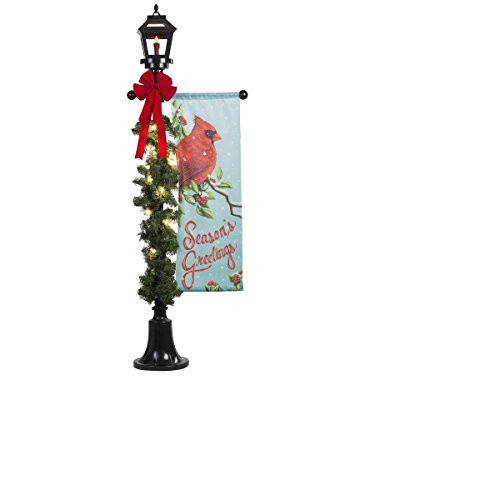 Lighted Outdoor Christmas Lamp Post
 6 ft Holiday Lighted Lamp Post Outdoor Christmas