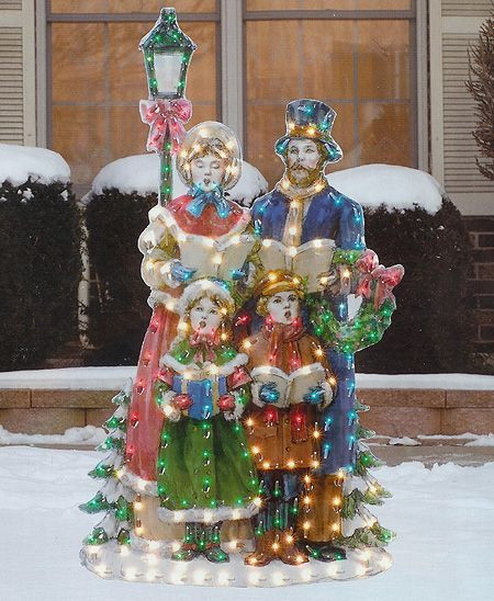 Lighted Outdoor Christmas Lamp Post
 victorian christmas decorations