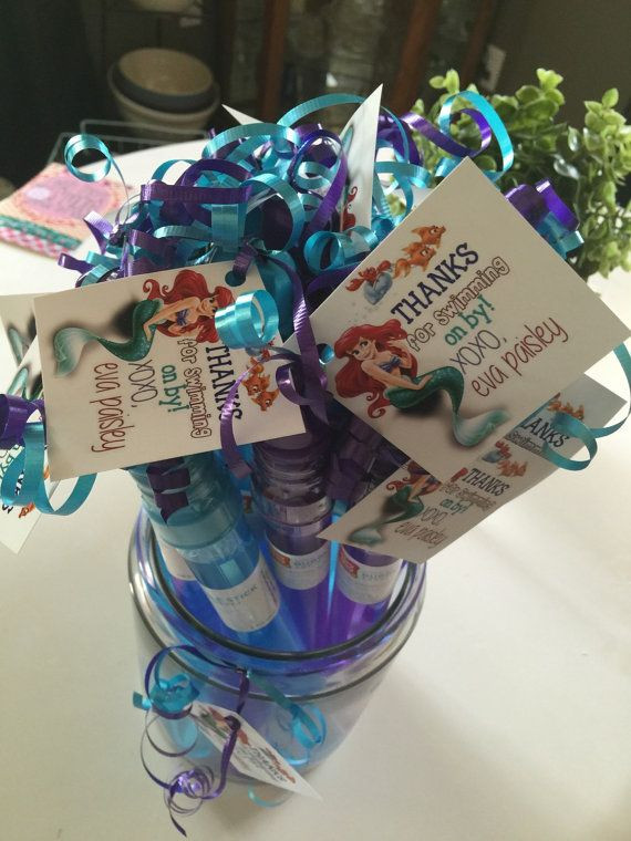 Little Mermaid Party Favor Ideas
 Little Mermaid Party Favor Tags only