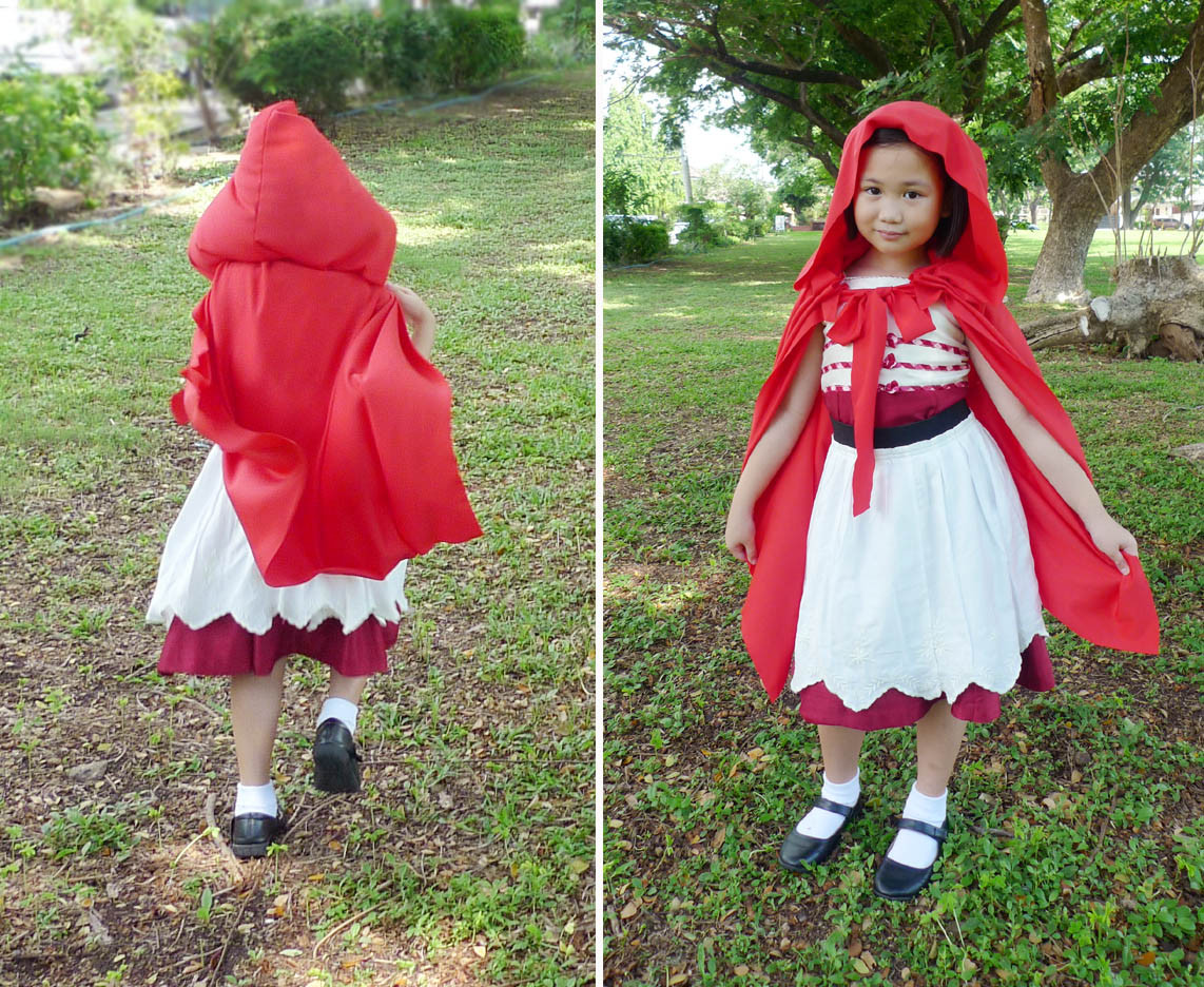 Little Red Riding Hood Costume DIY
 MrsMommyHolic DIY Little Red Riding Hood Costume