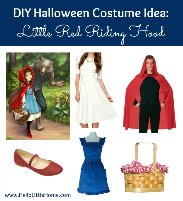 Little Red Riding Hood Costume DIY
 3 DIY Halloween Costume Ideas