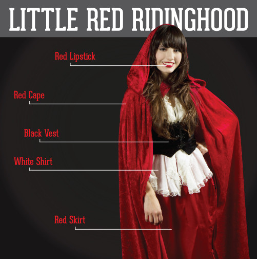 Little Red Riding Hood Costume DIY
 DIY Costume Ideas Litlte Red Riding hood