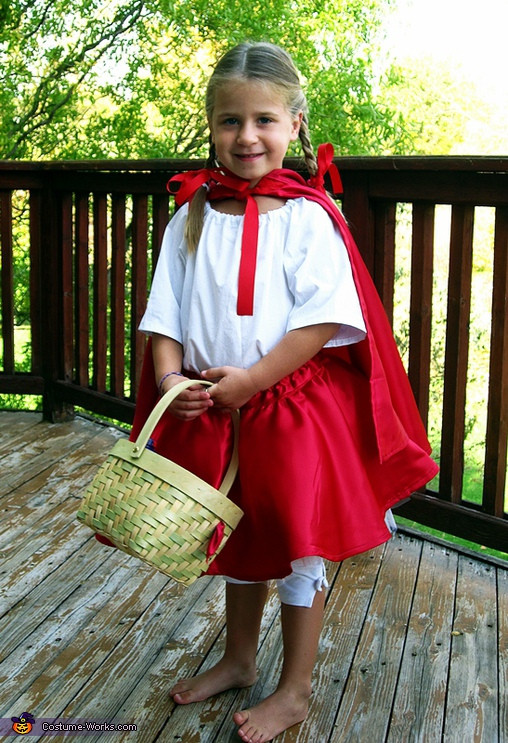 Little Red Riding Hood Costume DIY
 Little Red Riding Hood Halloween Costume 2 3