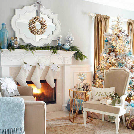 Living Room Decor For Christmas
 33 Best Christmas Country Living Room Decorating Ideas