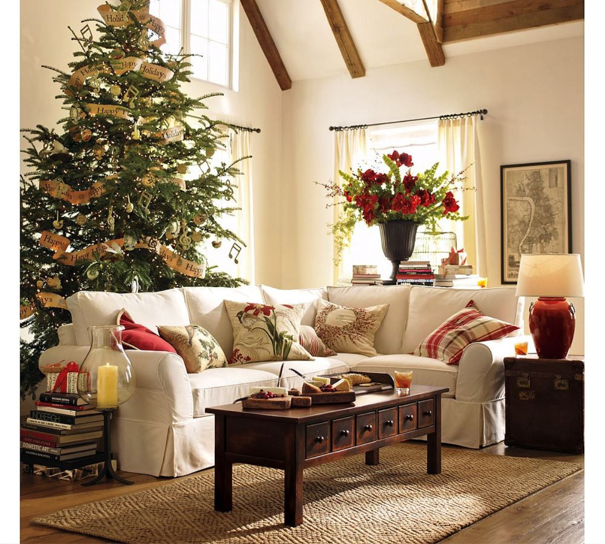 Living Room Decorated For Christmas
 50 Stunning Christmas Decorations For Your Living Room