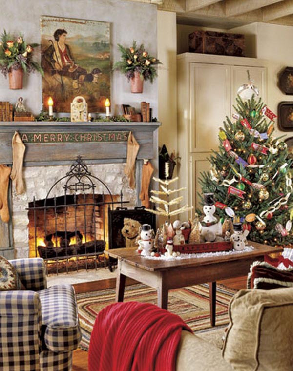 Living Room Decorated For Christmas
 Christmas Living Room Decorating Ideas