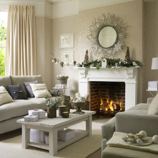 Living Room Decorated For Christmas
 33 Best Christmas Country Living Room Decorating Ideas