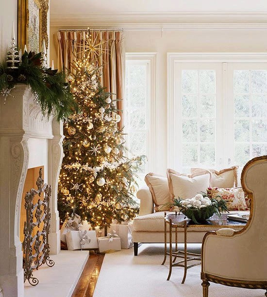 Living Room Decorations For Christmas
 55 Dreamy Christmas Living Room Décor Ideas DigsDigs
