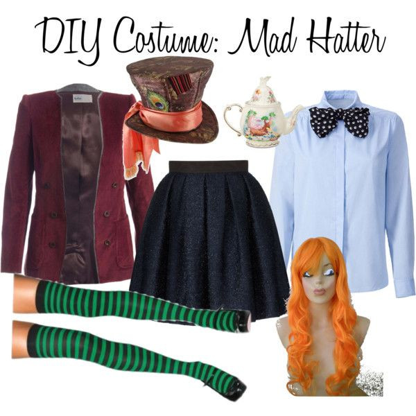 Mad Hatter Costume DIY
 A fashion look from October 2012 featuring Sandro tops