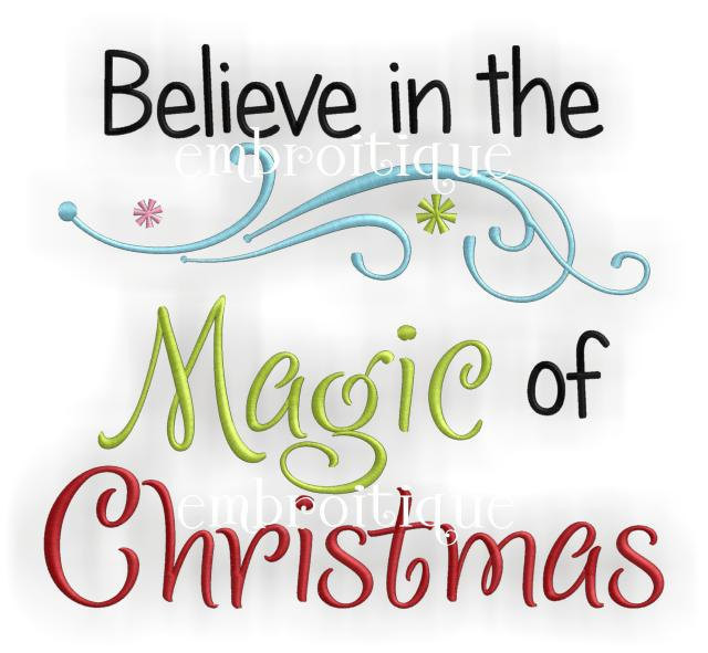 Magic Of Christmas Quotes
 Believe in the Magic of Christmas Instant Download Digital