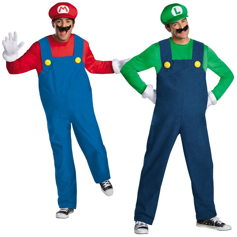 Mario And Luigi DIY Costumes
 Adult Mario and Luigi Costumes Super Mario Bros Funny