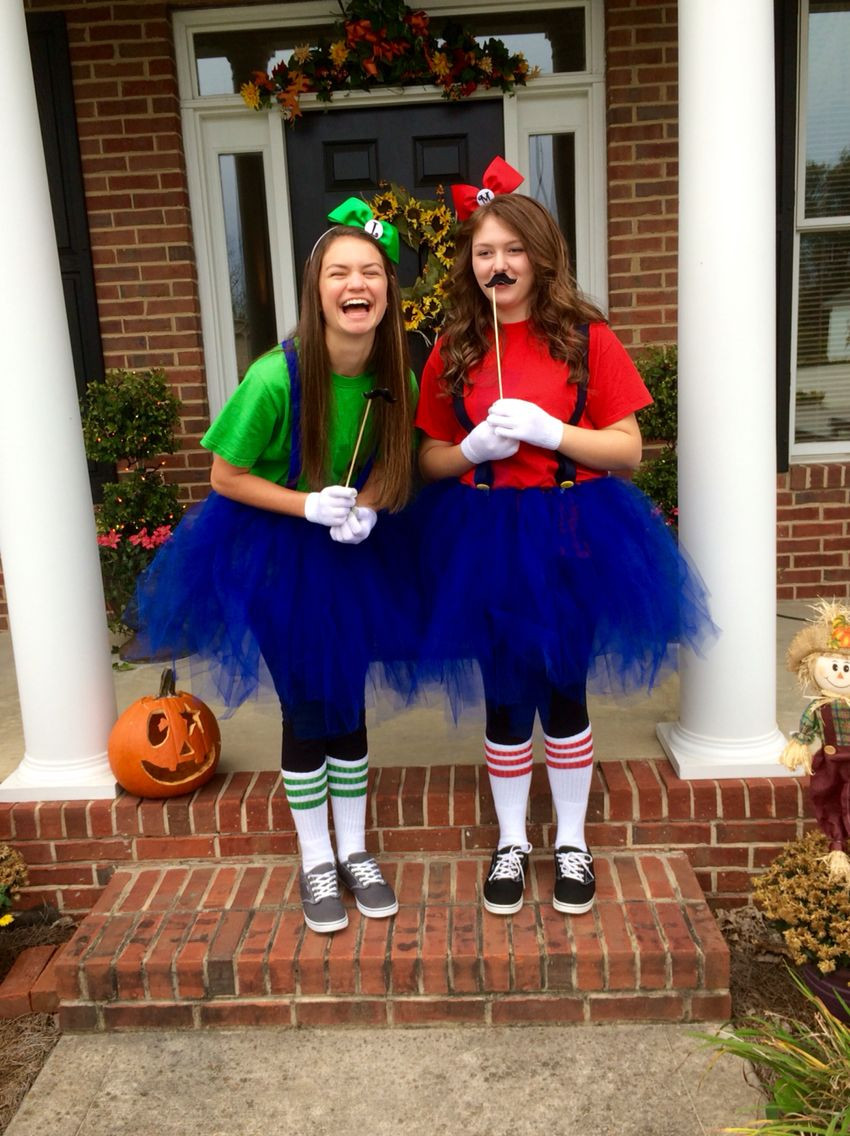 Mario And Luigi DIY Costumes
 Mario and Luigi Halloween Costume Teen Girls
