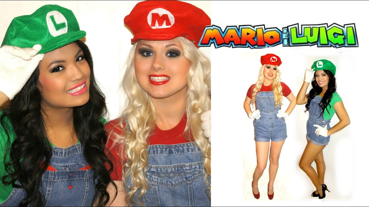 Mario And Luigi DIY Costumes
 Mario and Luigi couple Halloween costumes DIY Tutorial