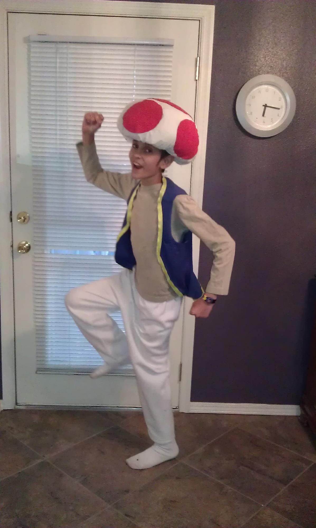 Mario Costume DIY
 Finished Toad Costume … costumes