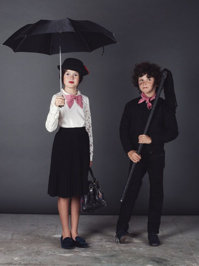 Mary Poppins Costume DIY
 Homemade Kids’ Costumes Inspired by Characters Petit & Small