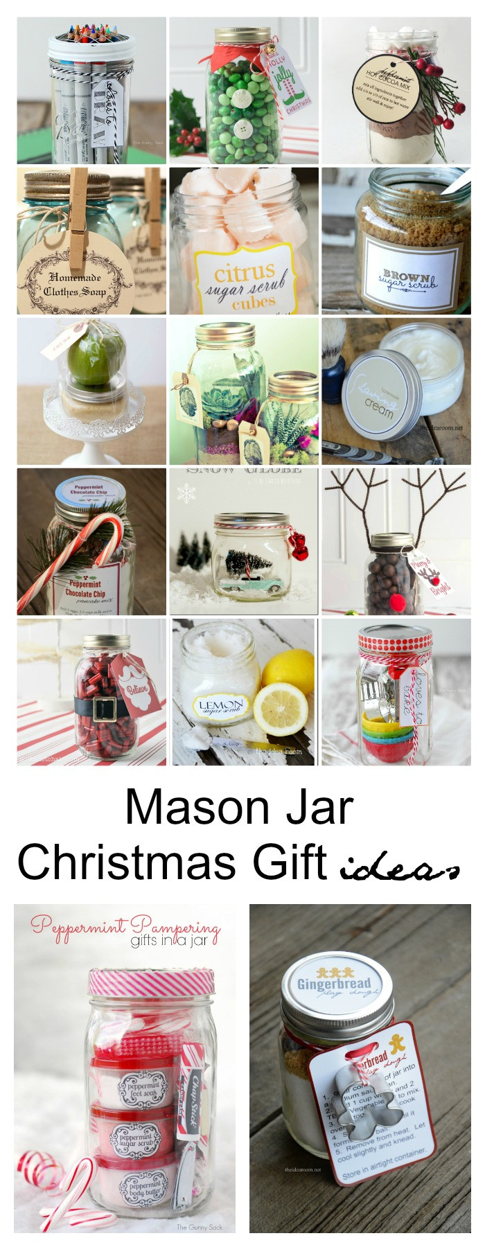 Mason Jar Christmas Gift Ideas
 Mason Jar Christmas Gift Ideas The Idea Room