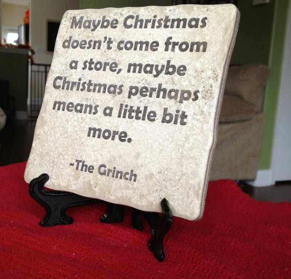 Maybe Christmas Doesn T Come From A Store Quote
 Items similar to Maybe Christmas Doesn t e From A Store