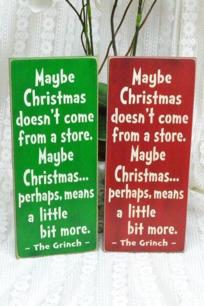 Maybe Christmas Doesn T Come From A Store Quote
 Maybe Christmas doesn t e from a store 12x5 Wood Sign