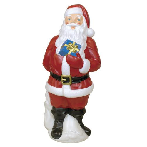 Menards Outdoor Christmas Decorations
 34" Santa with Gift Blowmold at Menards