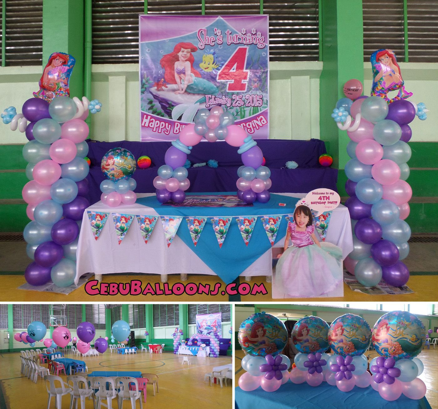 Mermaid Ariel Party Ideas
 Best 25 Little mermaid balloon decorations ideas on