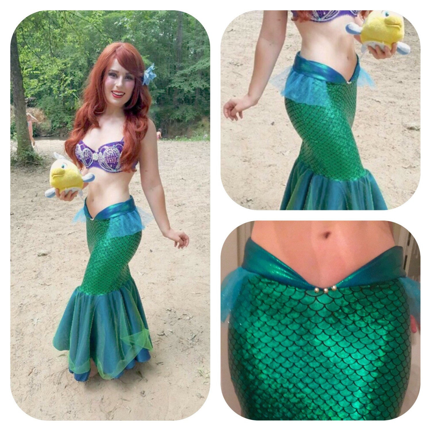 Mermaid DIY Costume
 SEA MELODY mermaid tail little mermaid tail costume