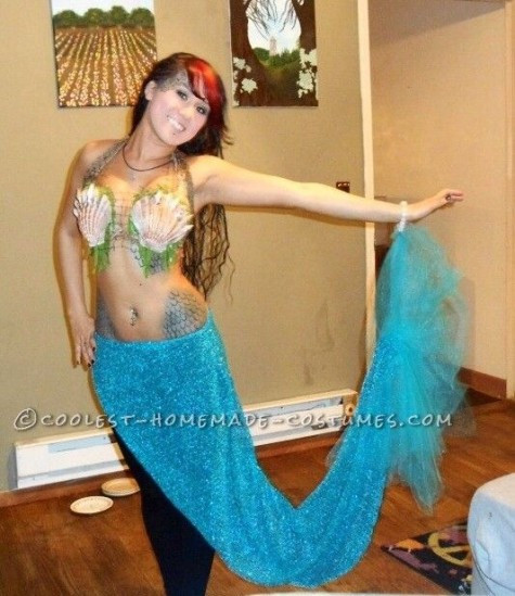 Mermaid DIY Costume
 72 DIY Mermaid Ideas Mermaid Costumes Coloring pages