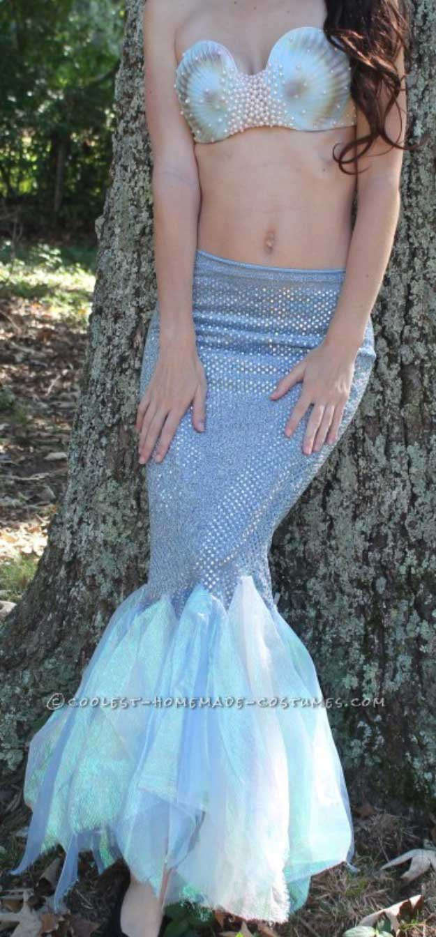 Mermaid DIY Costume
 DIY Mermaid Tail Craft Ideas That You Can Actually Wear