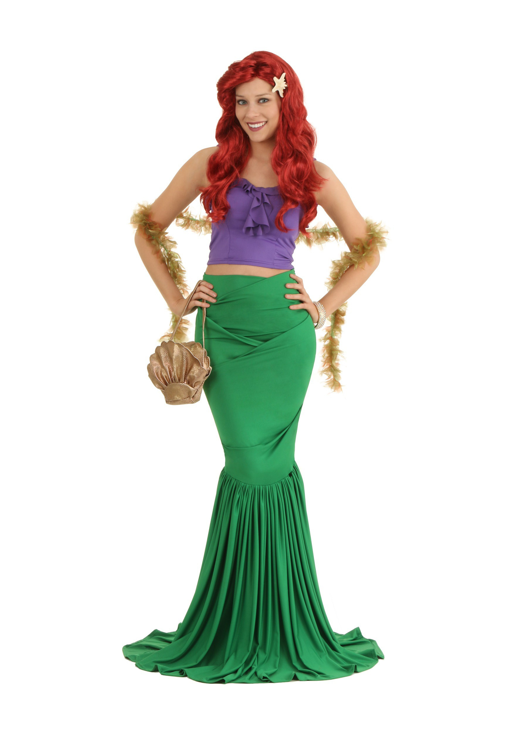Mermaid Halloween Costume DIY
 Adult Mermaid Costume
