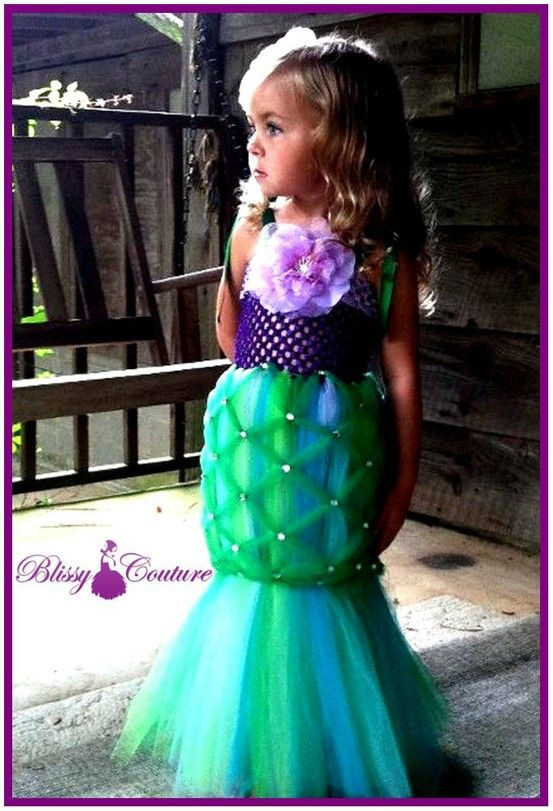 Mermaid Halloween Costumes DIY
 Little Mermaid Tutu on Pinterest