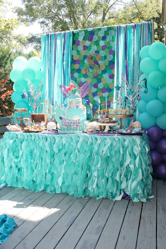 Mermaid Theme Party Ideas
 Mermaids Ariel pirates Birthday Party Ideas