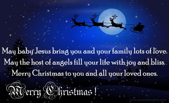 Merry Christmas Baby Quotes
 Christmas Greeting