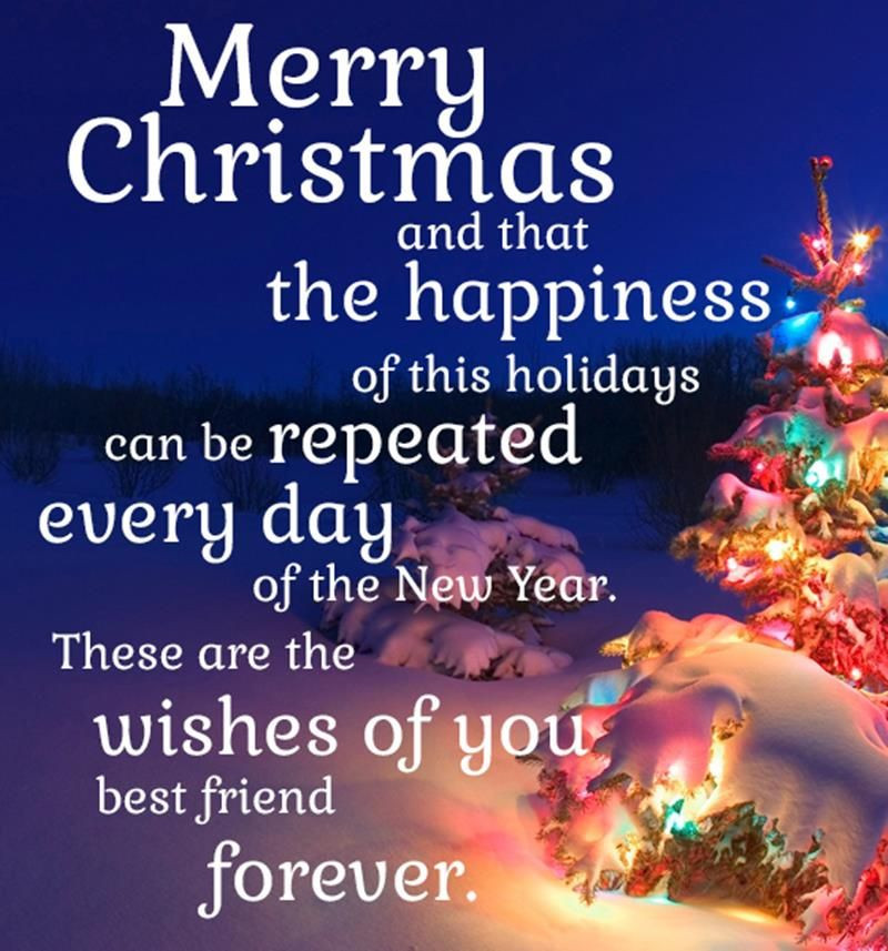 Merry Christmas Best Friend Quotes
 Best Merry Christmas Greeting Cards The holiday season is