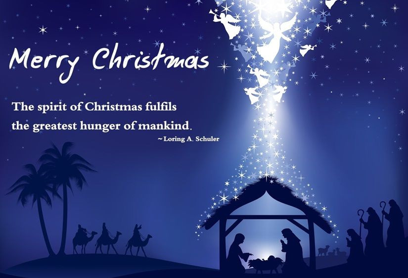 Merry Christmas Christian Quotes
 Merry Christmas The Spirit Christmas Fulfills The