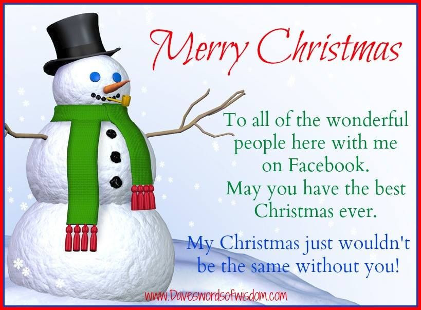 Merry Christmas Everyone Quote
 Merry Christmas To All The Wonderful People Here