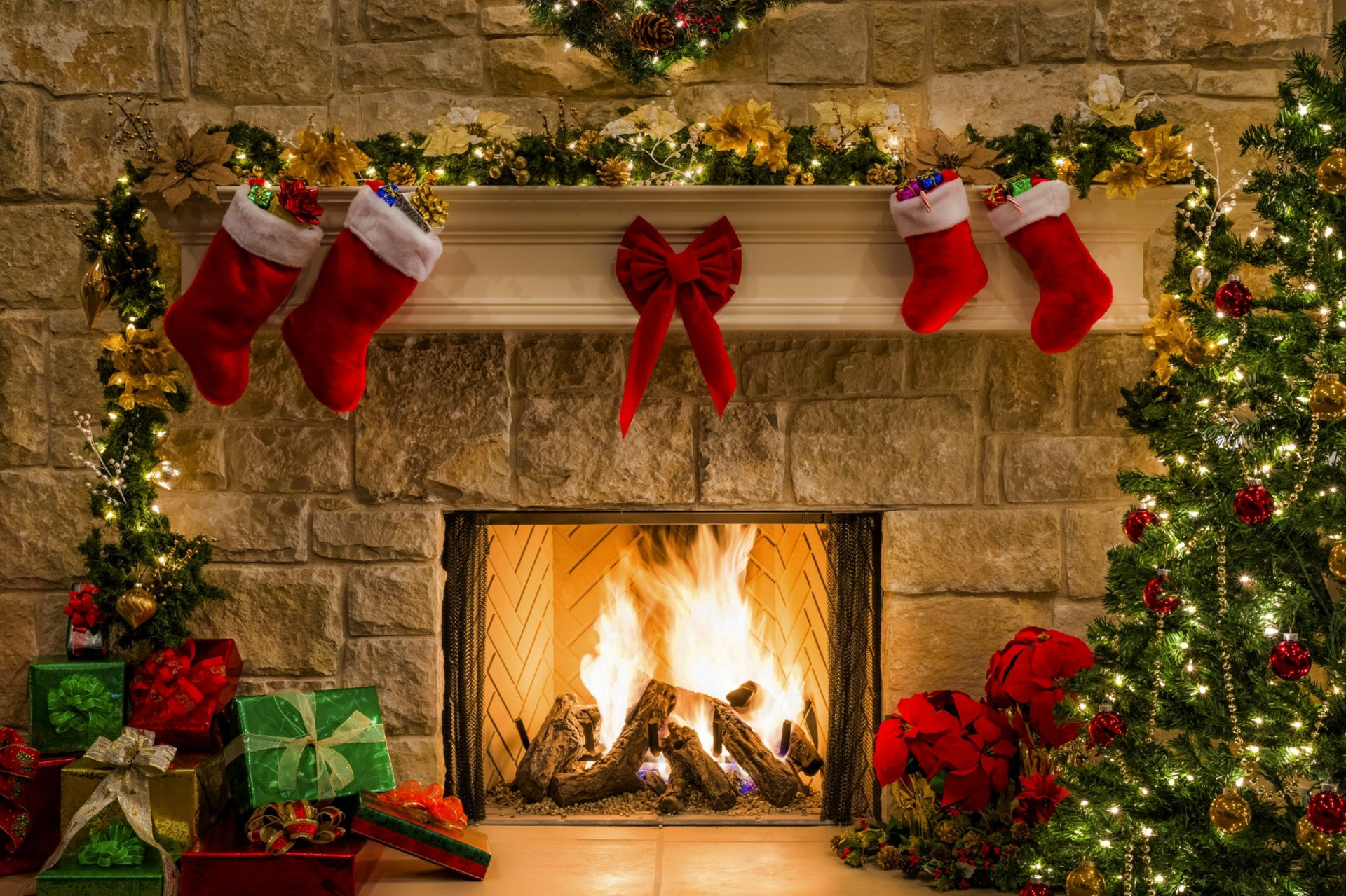 Merry Christmas Fireplace
 a merry christmas new year box ts holiday fireplace