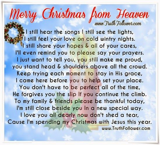 The Best Merry Christmas In Heaven Quotes - Home Inspiration and Ideas ...