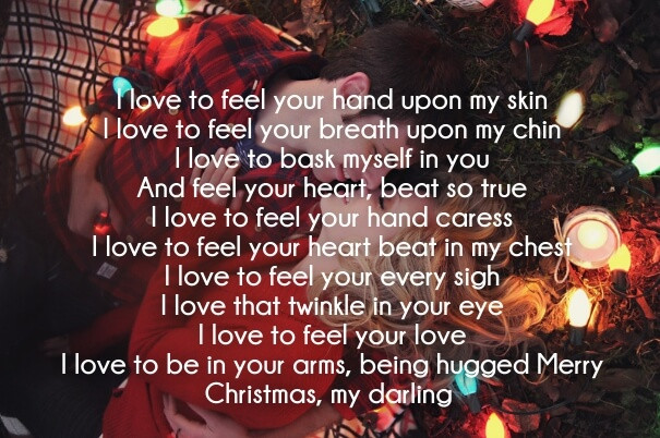 Merry Christmas Quotes For Boyfriend
 25 Merry Christmas Love Poems for Her and Him