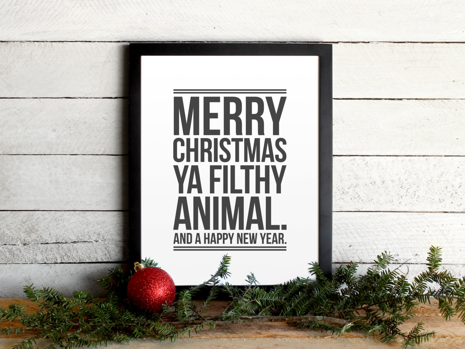 Merry Christmas Ya Filthy Animal Quote
 Merry Christmas Ya Filthy Animal Home Alone Movie Quote