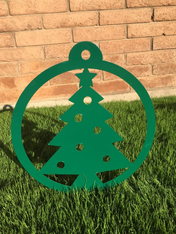 Metal Outdoor Christmas Decorations
 Ornament 11 Metal Yard Art Christmas Lawn Decoration