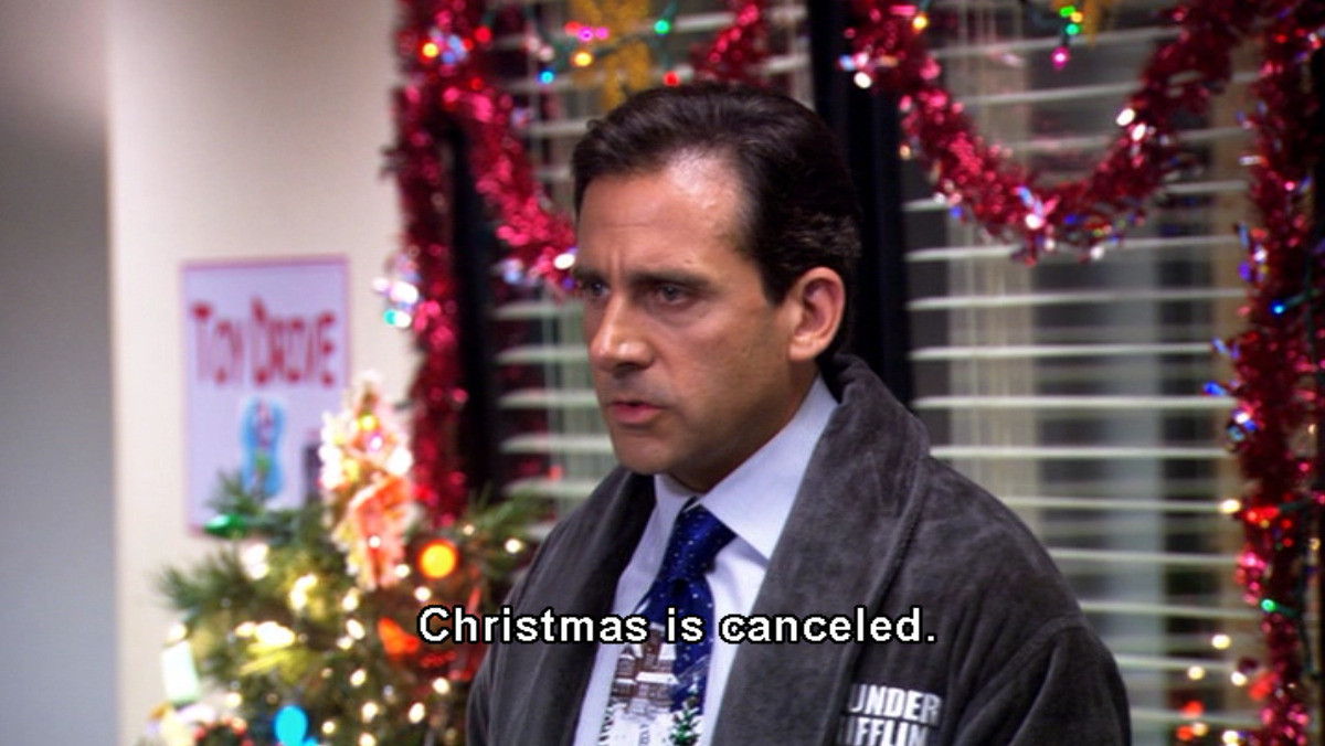 Michael Scott Christmas Quotes
 the office michael scott Christmas television Stanley
