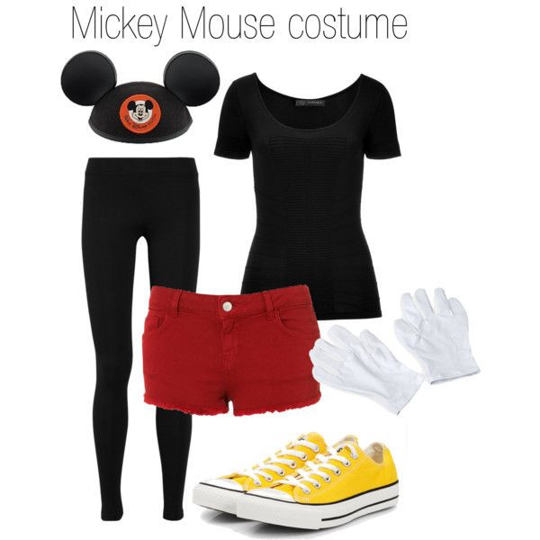 Mickey Mouse Costumes DIY
 Mickey Mouse Halloween Costume
