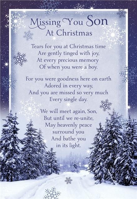 Missing You At Christmas Quotes
 Missing You Son At Christmas s and