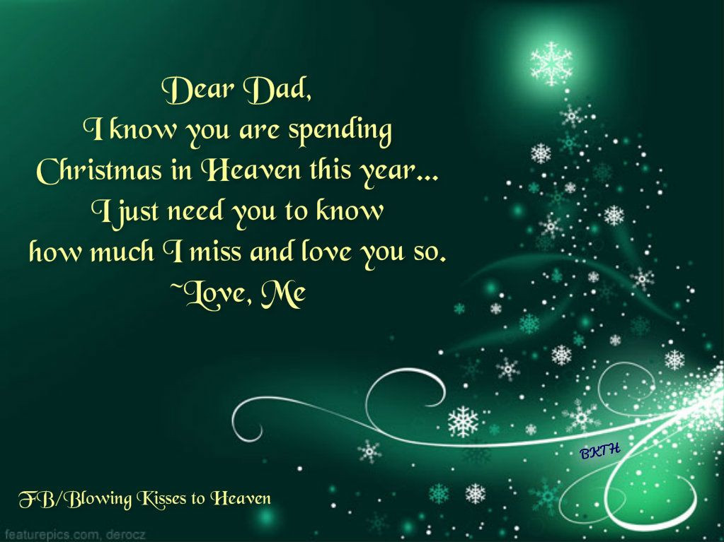 Missing You At Christmas Quotes
 Missing Dad at Christmas Missing you Pinterest