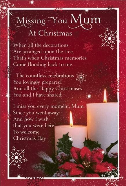 Missing You At Christmas Quotes
 Missing you Mom at Christmas missing you family quotes sad