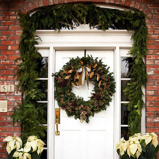 Modern Christmas Front Door Decorations
 20 Great Christmas Front Door Decorating Ideas Style