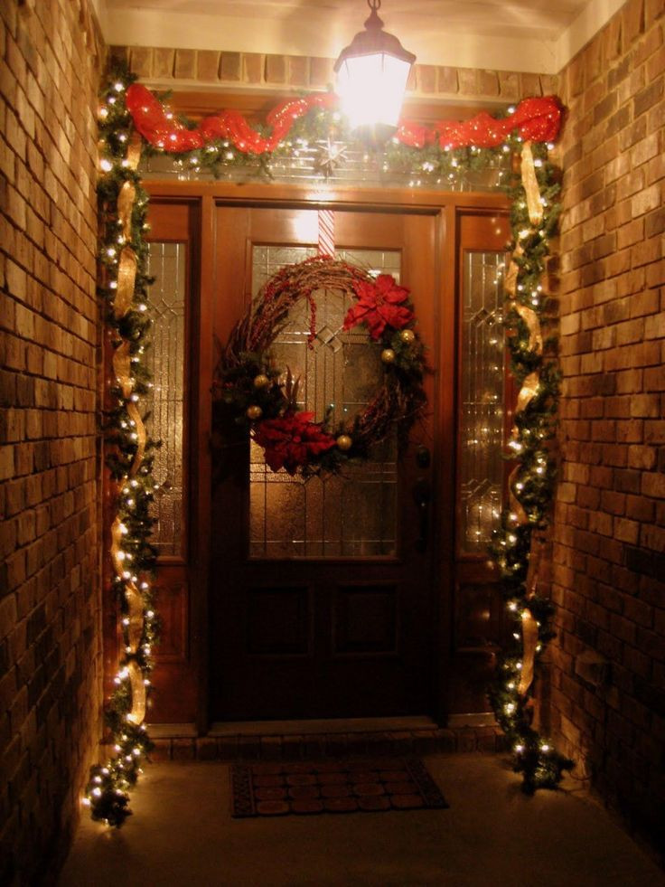 Modern Christmas Front Door Decorations
 144 best Modern christmas decorations images on Pinterest