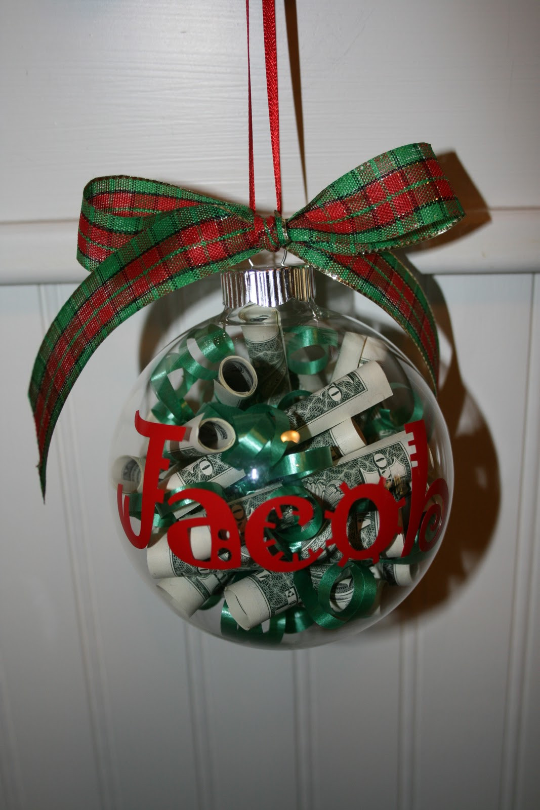 Money Gift Ideas For Christmas
 Family Mementos Christmas Money Ornaments