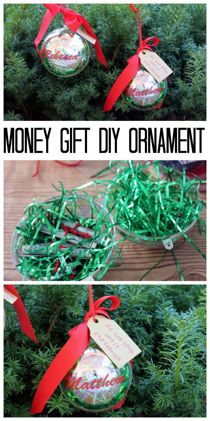 Money Gift Ideas For Christmas
 Money Gift DIY Ornament The Country Chic Cottage