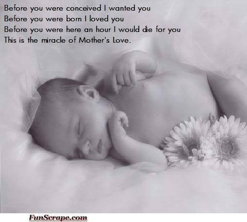 Mother And Baby Quotes
 Mother Love Quotes And Sayings QuotesGram