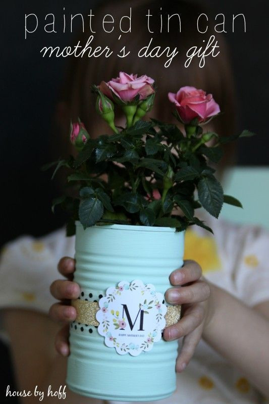 Mother'S Day Diy Gift Ideas
 25 best ideas about Painted tin cans on Pinterest